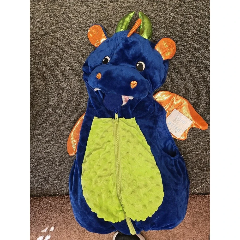 Dream Play Imagine Blue Dragon in Training Costume Infants Sz 6-9 Months